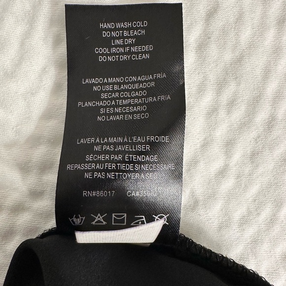 bebe Strapless Dress with Black and Vibrant Geometric Pattern - Picture 7 of 7